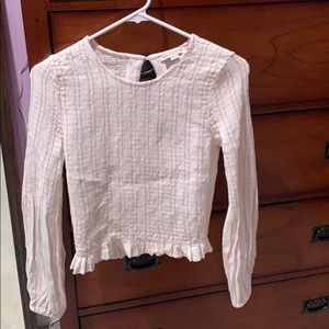 American Eagle Smocked Blouse